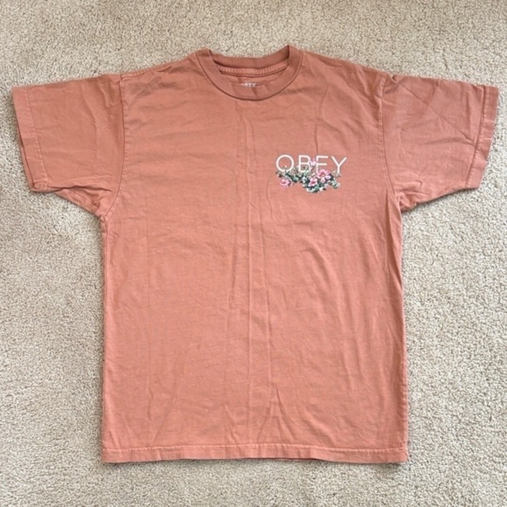 Obey Men's Coral Graphic Tee